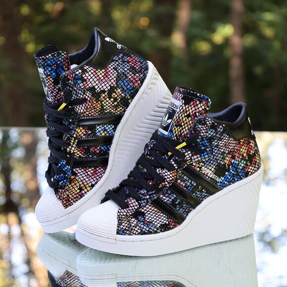Adidas Superstar Ellure Floral Snakeskin Print - Picture 2 of 14